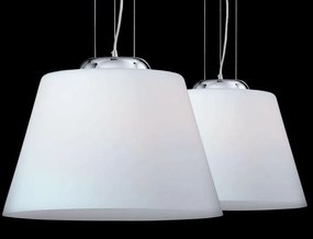 Pendul modern diametru 40,5cm CYLINDER SP1 D40 BIANCO 025438
