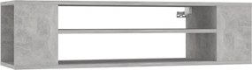 vidaXL Dulap TV suspendat, gri beton, 100x30x26,5 cm, PAL