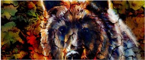 Tablou - Urs,pictură (120x50 cm)
