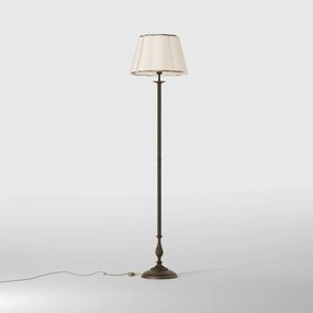 Lampadar, Lampa de podea din alama stil clasic Petalo