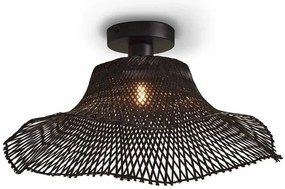 Plafoniera din bambus Ibiza S 50cm, negru