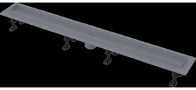 Rigola de dus Optimal 85 cm, cu margine pentru gratar perforat sau incorporare gresie, fara capac anti-miros 850 mm