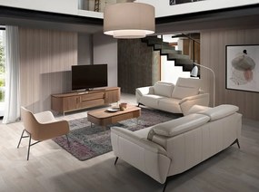 Comoda TV moderna design LUX Wood and Gold