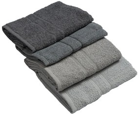 Prosop din bumbac Culoare Gri deschis, DONNA 70X120 cm
