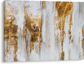 Tablou - Abstract auriu (70x50 cm)