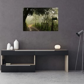 Tablou cu ceața de dimineața (90x60 cm)