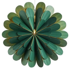 Decorațiune luminoasă verde ø 45 cm cu model de Crăciun Marigold – Markslöjd