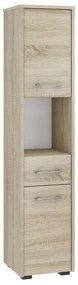 Supermobel Dulap de baie FIN 2D1SZ1WN, 30x140x30, alb