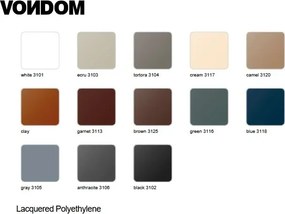 Ghiveci de flori finisaj lucios design decorativ modern pentru amenajari interioare si exterioare, ADAN PLANTER MINI 49068F Vondom