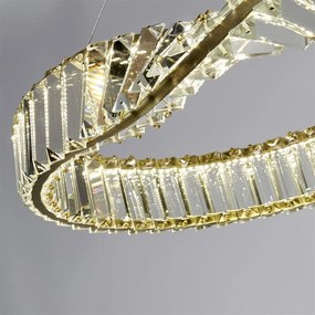 Candelabru LED cristal design lux oval Tier