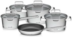 Set de vase G21 Gourmet Magic cu sita,oțel inoxidabil-9piese