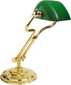 Lampa de birou din alama design clasic Banker