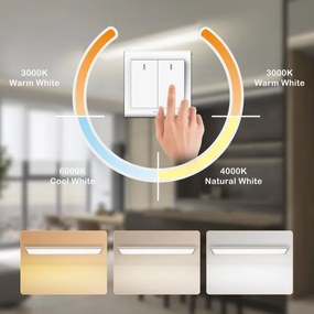 Brilagi - Lampă LED pentru baie FRAME LED/50W/230V 3000/4000/6000K 120x30 IP44