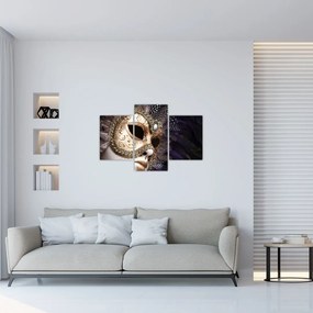 Tablou cu statuie cu masca (90x60 cm)