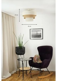 Brilagi Lustr DENVER LUNETA 1xE27/15W/230V pr. 45 bej-maro-crem