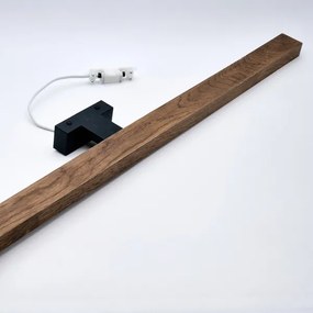 Aplică LED pentru oglindă Brilagi WOODY MIRROR LED/15W/230V IP44 stejar/negru