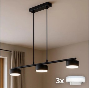 Brilagi - Lustră LED pe cablu MONO 3xGX53/30W/230V neagră