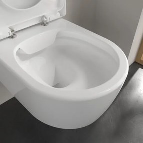 Villeroy & Boch 5656HRR1 - WC suspendat AVENTO, ceramică, cu capac SoftClose (închidere lentă), alb