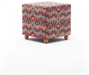 Taburet Bonita Puf Kare, Multicolor