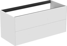 Dulap baza suspendat Ideal Standard Atelier Conca alb mat 2 sertare 120 cm