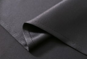 Perdea OXFORD LIGHT 140x250 cm, negru Agatat: Rejansa