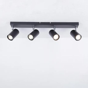 Spot ROBBY 4xGU10/35W/230V negru Globo 57911-4B