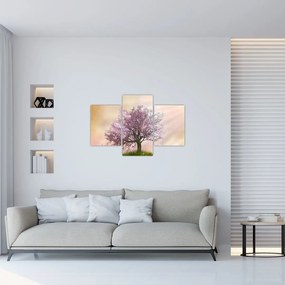Tablou - Copacul înflorit în deal (90x60 cm)