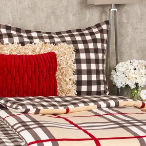Lenjerie de pat bumbac flanel 4Home Cub, 140 x 220 cm, 70 x 90 cm, 140 x 220 cm, 70 x 90 cm