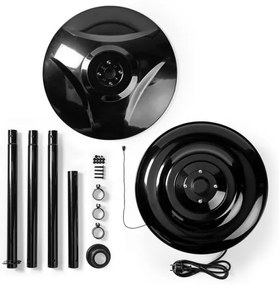 Nedis HTPA15EBK Încălzitor electric exterior 200 cm 1500W/230V IP34