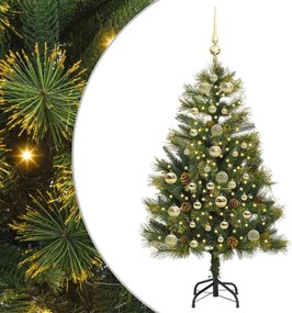 vidaXL Pom de Crăciun Artificial cu Ramuri Articulare și Conuri 150 cm