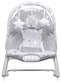 ShopJK BALANSOAR CU VIBRAȚII PENTRU BEBLUȘI KIDWELL PINO GRI