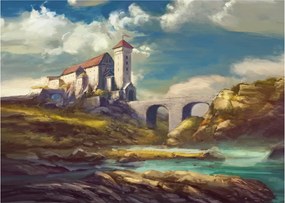 Tablou - Castelul medieval (70x50 cm)