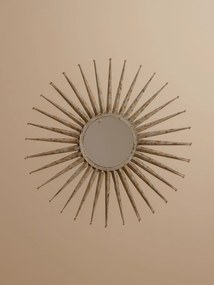 Oglinda de perete, din metal, Oriental Sun