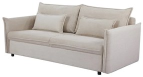 Canapea extensibila, Catifea Raiata Bej APARTMENT 215cm