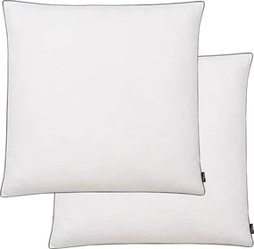 vidaXL Perne cu umplutură din puf/pene grele, 80 x 80 cm, alb