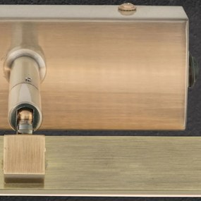 Aplica LED pentru tablou PUBLIO L-50cm alama antique