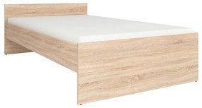 Pat de o persoană 120 cm Nepo Plus 10 (stejar sonoma) . 1098318