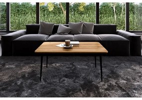 Măsuță de cafea din lemn de stejar 60x110 cm Kula – The Beds