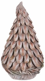 Decorațiune de grădină cap de pitic, gri, 24 x 21x 43 cm