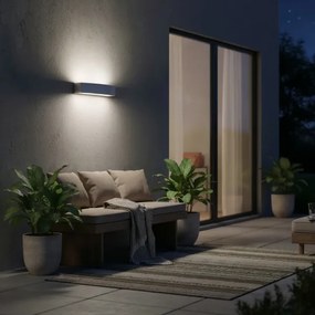 Aplică de exterior Ideal Lux ANDROMEDA 2xE27/60W/230V IP55 alb