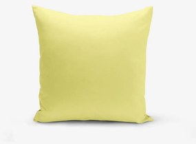 Față de pernă cu amestec de bumbac Minimalist Cushion Covers , 45 x 45 cm, galben