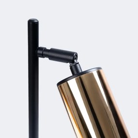 Lampă de masă Sollux SL.1389 WINX 1xGU10/10W/230V negru/auriu