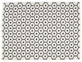 Pătură neagră din amestesc de lână 140x180 cm Honey Black – Pappelina