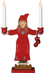 Decorațiune luminoasă de Crăciun roșie Sundborn – Star Trading