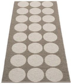 Covor tip traversă pentru interior și exterior maro/bej 70x160 cm Hugo Walnut Linen – Pappelina