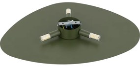 Aplică STONE 3xG9/8W/230V 37x49 cm verde