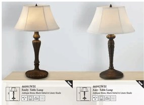 Veioza/Lampa de masa decorativa Emily