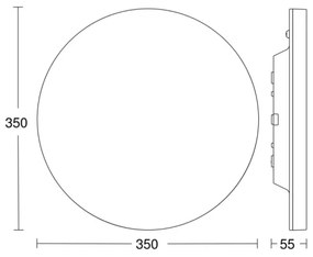 Corp de iluminat LED dimabil cu senzor RSPROR20BASIC 15,3W/230V IP40 4000K Steinel
