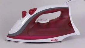 Fier de calcat talpa inox ZILAN ZLN8410, 1600W,Alb Rosu