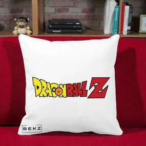 Perna Personalizata Dragon Ball Z Clasic, 40x40 cm, Alba Mata, Husa Detasabila, Perna Inclusa, BEKZ®